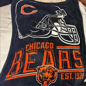 Chicago Bears Fleece Blanket - 4’ x 5’